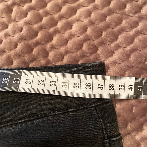ZARA Size 38 Black Jeans With Metallic - Picture 8 of 9